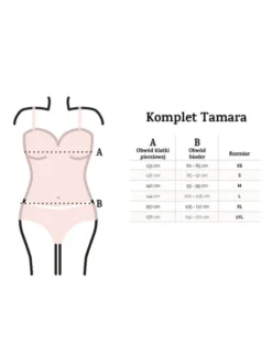 DKaren Lingerie Komplet bielizny Tamara Beżowy Classic Fit