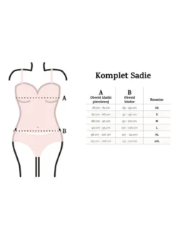 DKaren Lingerie Komplet bielizny Sadie Zielony Classic Fit