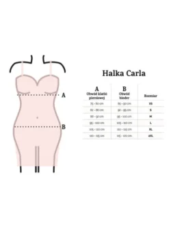DKaren Lingerie Koszula nocna Carla Fioletowy Classic Fit