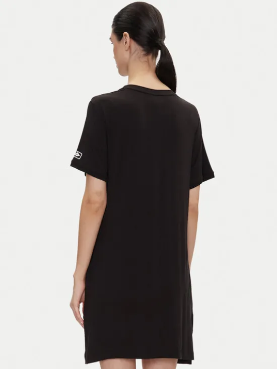 DKNY Koszula nocna YI30051 Czarny Relaxed Fit