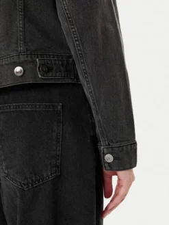 DKNY Kurtka jeansowa P5GCYC72 Szary Regular Fit
