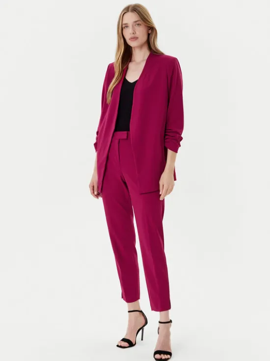 DKNY Marynarka P9RCAAWI Bordowy Regular Fit