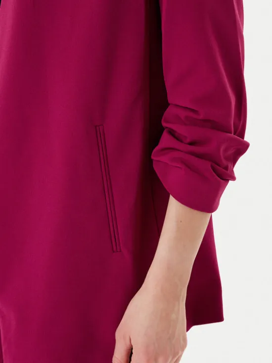 DKNY Marynarka P9RCAAWI Bordowy Regular Fit