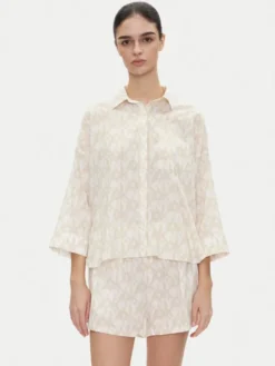 DKNY Piżama YI80048 Beżowy Regular Fit