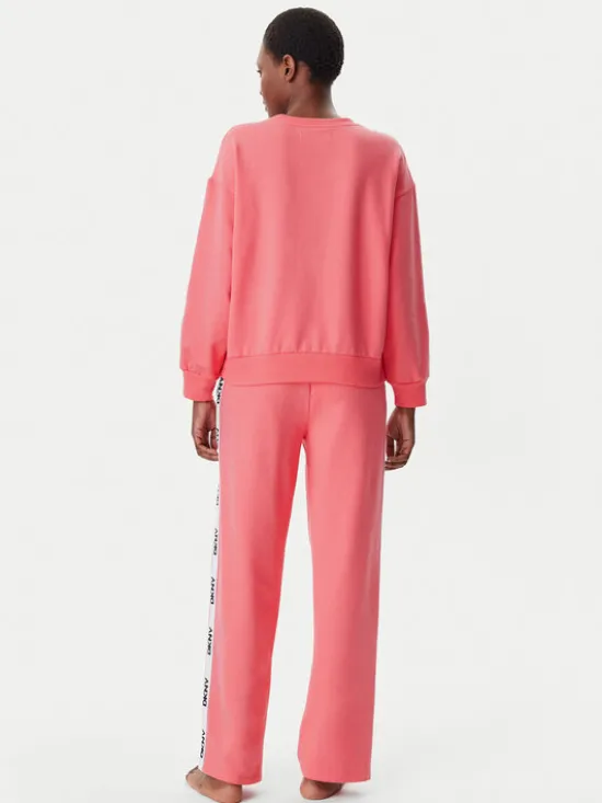 DKNY Piżama YI80040 Różowy Relaxed Fit
