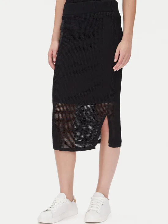 DKNY Spódnica ołówkowa P5BRAV85 Czarny Slim Fit