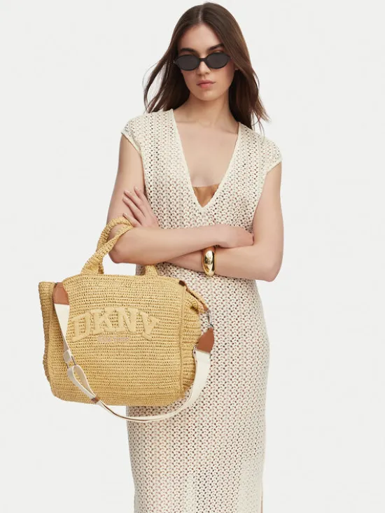 DKNY Torebka R61AYR57 Brązowy