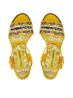 Dolce&Gabbana Espadryle CZ0318 AV804 Żółty