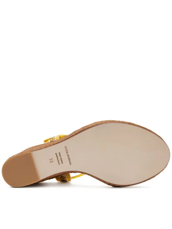 Dolce&Gabbana Espadryle CZ0318 AV804 Żółty