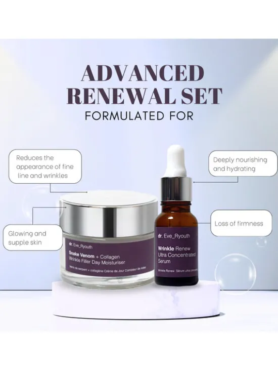 dr. Eve Ryouth ErthSkin London Zestaw Anti-Aging do Kompleksowej Pielęgnacji Twarzy Serum