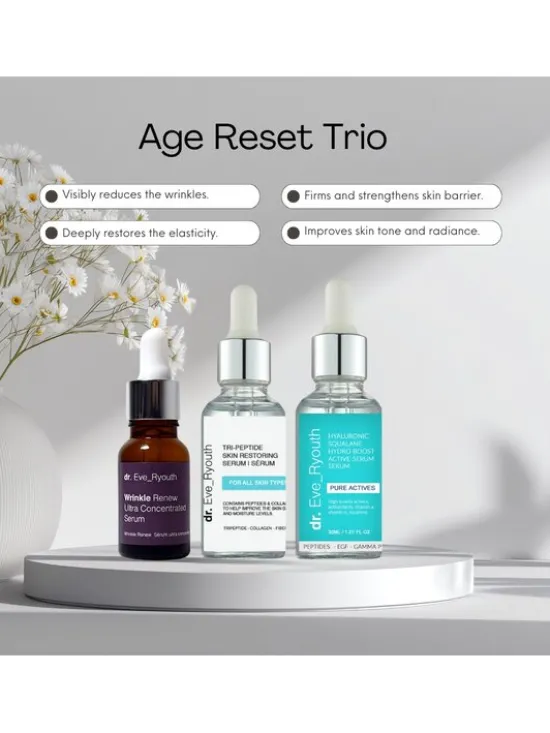dr. Eve Ryouth Wrinkle Renew HA Squalane Tri-Peptide. Serum