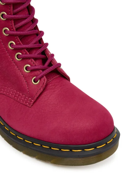 Dr. Martens Glany 1460 Milled DM42596650 Różowy