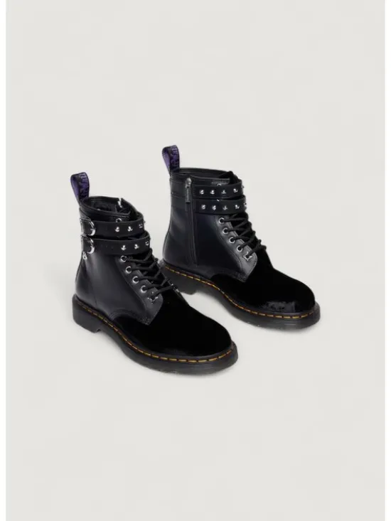 Dr. Martens Glany 1460 Wdn Smooth+Velvet Czarny