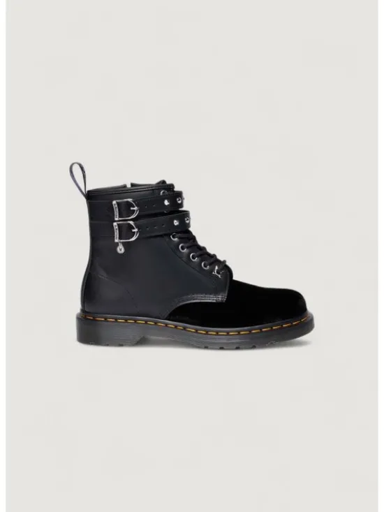 Dr. Martens Glany 1460 Wdn Smooth+Velvet Czarny