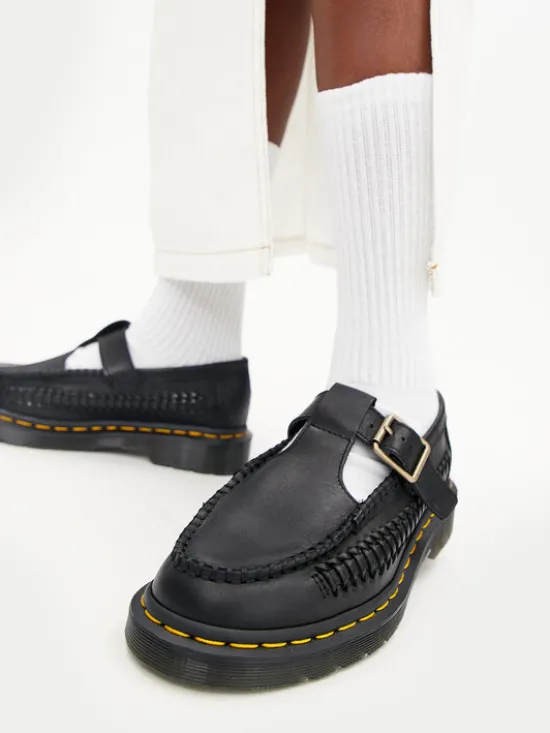 Dr. Martens Półbuty Adrian T Bar 31622001 Czarny