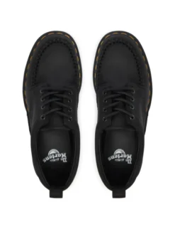 Dr. Martens Półbuty Lowell 4 Eye Crazy Horse Leather Moc DM43679001 Czarny