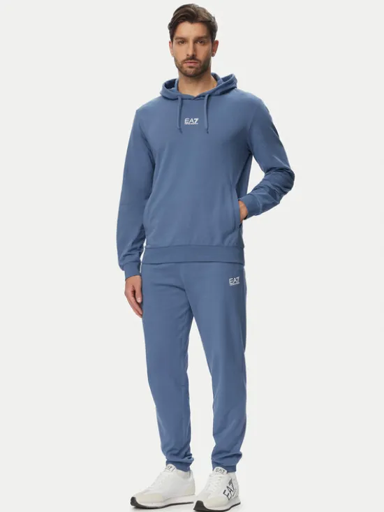 EA7 Emporio Armani Dres 8NPV64 PJVRZ UB064 Niebieski Regular Fit