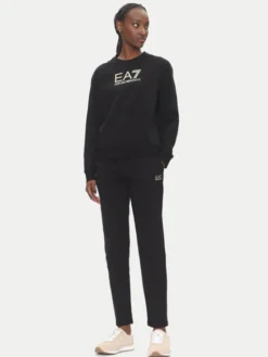 EA7 Emporio Armani Dres 7W000115 AF13135 MC004 Czarny Regular Fit
