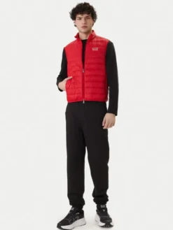 EA7 Emporio Armani Kamizelka 8NPQ06 PNGPZ U5072 Czerwony Regular Fit