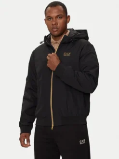 EA7 Emporio Armani Kurtka przejściowa 8NPB21 PNFZZ 0208 Czarny Regular Fit