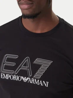 EA7 Emporio Armani Longsleeve 7M001310 AF10373 UC001 Czarny Regular Fit