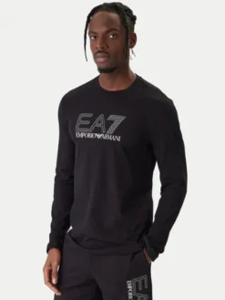 EA7 Emporio Armani Longsleeve 7M001310 AF10373 UC001 Czarny Regular Fit