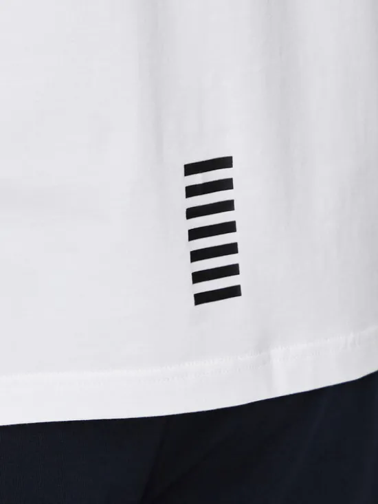 EA7 Emporio Armani Longsleeve 8NPT28 PJVQZ 1100 Biały Regular Fit
