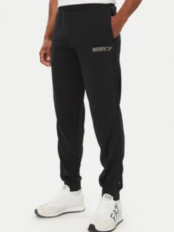 EA7 Emporio Armani Spodnie dresowe 7M002140 AF12660 U8134 Czarny Regular Fit