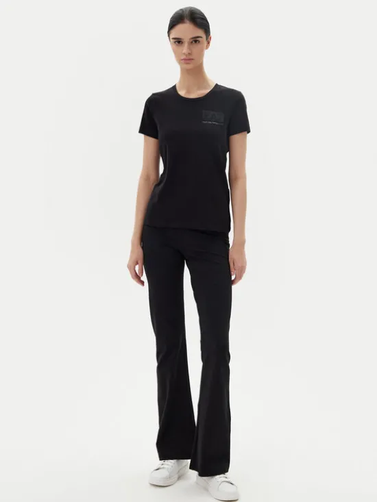 EA7 Emporio Armani T-Shirt 7W000492 AF10373 UC001 Czarny Regular Fit