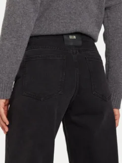 Eleh Jeansy EL072 Czarny Regular Fit