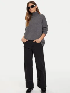 Eleh Jeansy EL072 Czarny Regular Fit