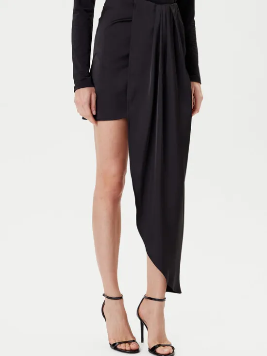 Eleh Spódnica mini ESS250182 Czarny Regular Fit