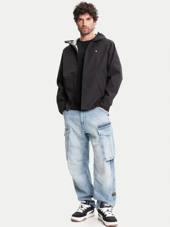 Element Kurtka przeciwdeszczowa Alder 2.0 Travel ELYJK00250 Czarny Relaxed Fit