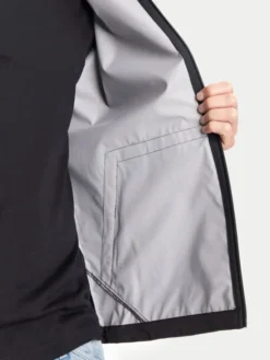 Element Kurtka przeciwdeszczowa Alder 2.0 Travel ELYJK00250 Czarny Relaxed Fit