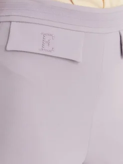 Elisabetta Franchi Spodnie materiałowe PA-170-61E2-V290 Fioletowy Regular Fit