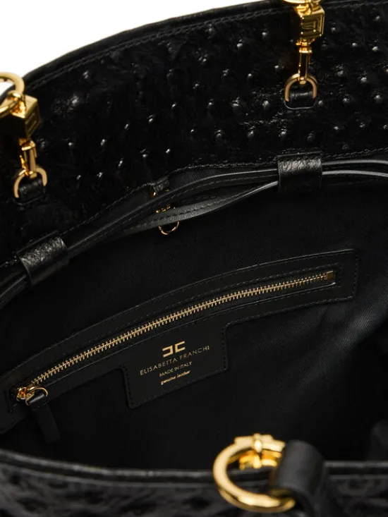 Elisabetta Franchi Torebka BS-02N-62E2-V1000 Czarny