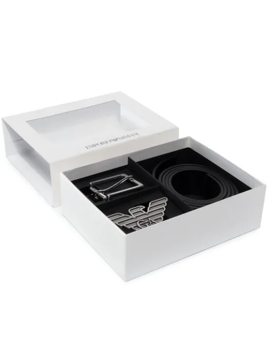 Emporio Armani Pasek Męski Y4S270 YLP4X 88001 Czarny