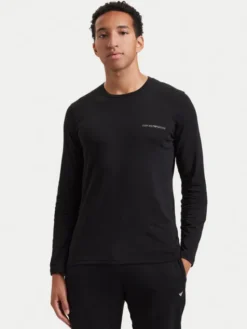 Emporio Armani Underwear Longsleeve EM000382 AF25022 UC001 Czarny Slim Fit