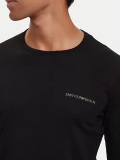 Emporio Armani Underwear Longsleeve EM000382 AF25022 UC001 Czarny Slim Fit