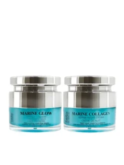 Erthskin London Morski blask + krem z koncentratem witaminy C Krem na noc z kolagenem morskim Krem na dzień i na noc