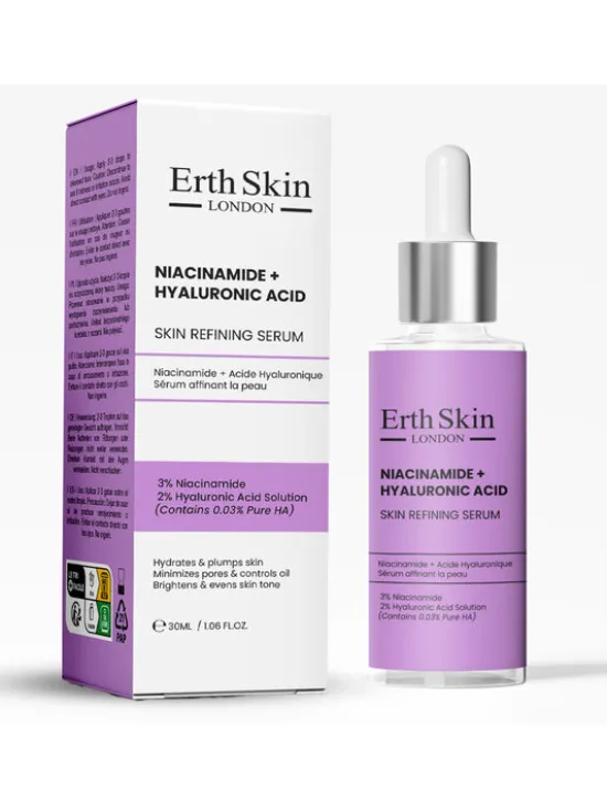 Erthskin London NIACINAMIDE + KWAS HIALURONOWY Serum
