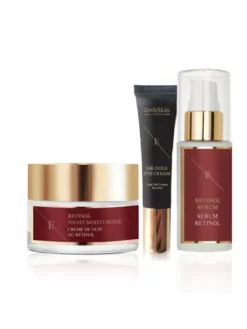 Erthskin London PRO RETINOL SERUM + PRO RETINOL KREM NAWILŻAJĄCY NA NOC + KREM POD OCZY Zestaw do pielęgnacji