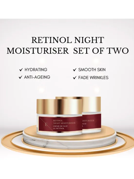 Erthskin London 2x krem nawilżający na noc z retinolem Krem na noc