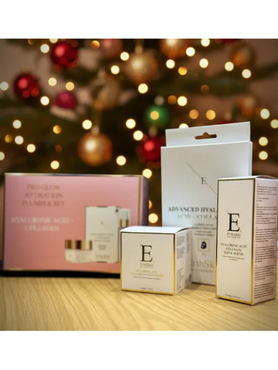 Erthskin London ZESTAW PRO GLOW HYDRATION PLUMPER Krem na dzień