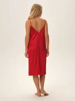 Esotiq Koszula nocna 42089 Czerwony Regular Fit