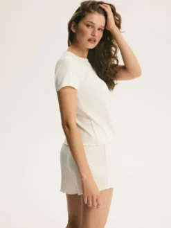 Esotiq Piżama 45994 Biały Regular Fit