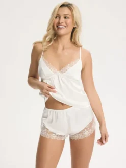 Esotiq Piżama 44905 Biały Regular Fit