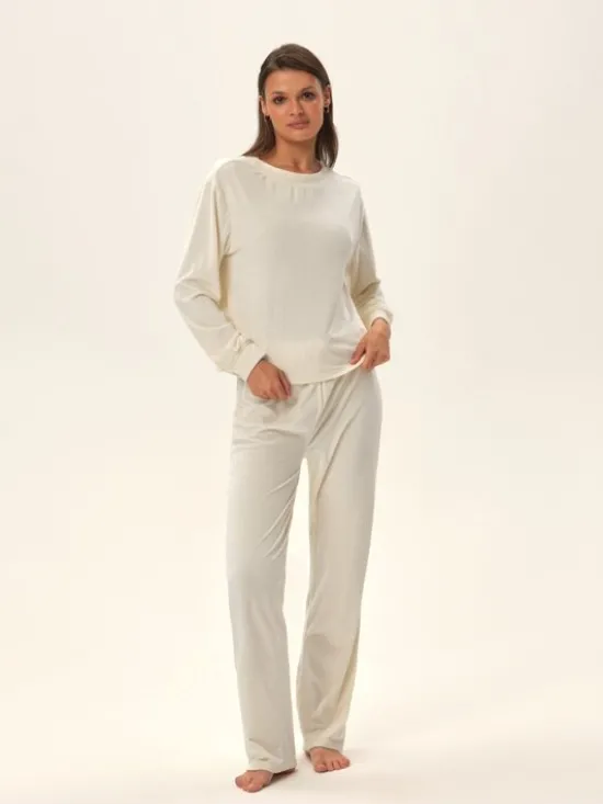 Esotiq Piżama 42095 Biały Regular Fit
