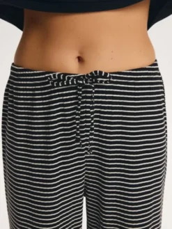 Esotiq Piżama 45915 Czarny Regular Fit