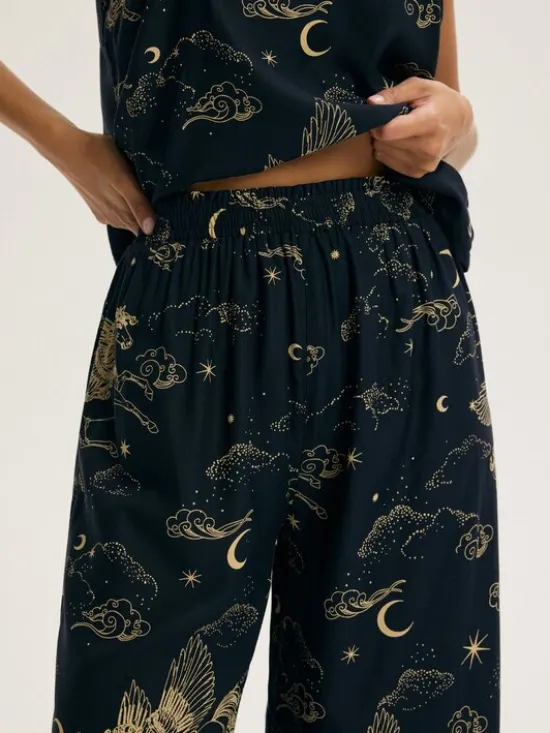 Esotiq Piżama 43925 Granatowy Regular Fit